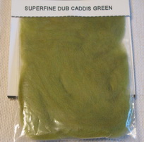 ������� Superfine dry fly dub caddis green